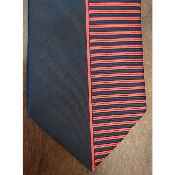 Twenty Dollar Tie Red Black Hand Made 100% Silk Men’s Neck Tie - Picture 1 of 9